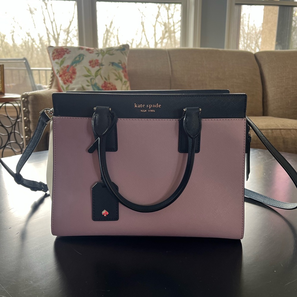 Kate Spade Purple and Navy Women's Bag